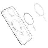 ETUI SPIGEN ULTRA HYBRID MAG MAGSAFE IPHONE 15 BIAŁE