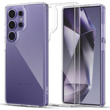ETUI TECH-PROTECT FLEXAIR HYBRID SAMSUNG GALAXY S25 ULTRA CLEAR TRANSPARETNE
