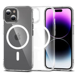 ETUI TECH-PROTECT FLEXAIR HYBRID MAGSAFE IPHONE 15 TRANSPARETNE
