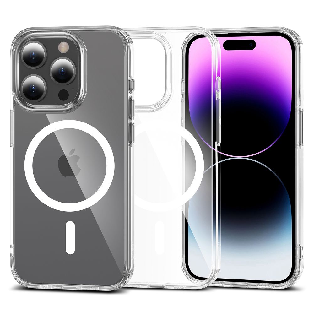 ETUI TECH-PROTECT FLEXAIR HYBRID MAGSAFE IPHONE 15 PRO TRANSPARETNE