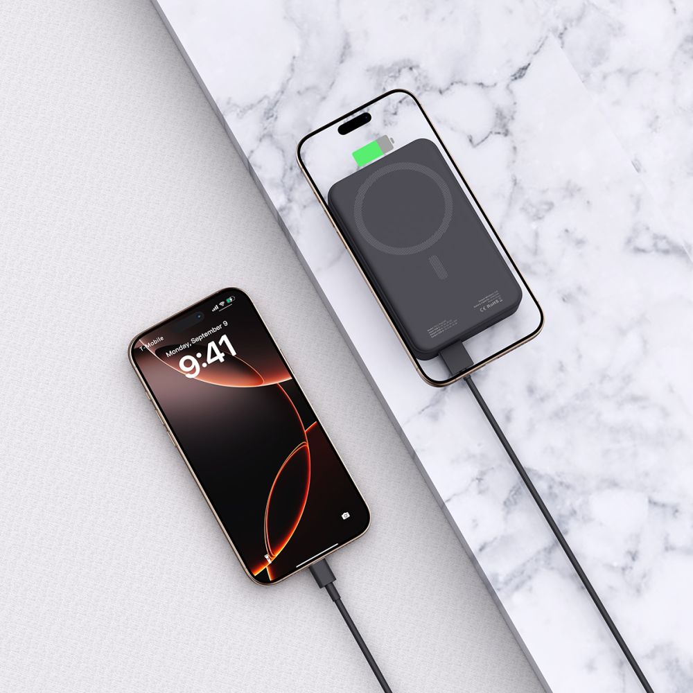 POWERBANK TECH-PROTECT PB12 LIFEMAG MAGSAFE POWER BANK 20000MAH CZARNY