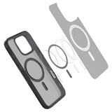 ETUI SPIGEN ULTRA HYBRID ”T” MAG MAGSAFE IPHONE 16 PRO FROST BLACK MATOWE CZARNE