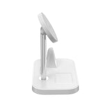 ŁADOWARKA INDUKCYJNA 3W1 TECH-PROTECT QI15W-A22 MAGNETIC MAGSAFE WIRELESS CHARGER BIAŁA