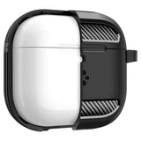 ETUI NA SŁUCHAWKI SPIGEN RUGGED ARMOR APPLE AIRPODS 4 CZARNE