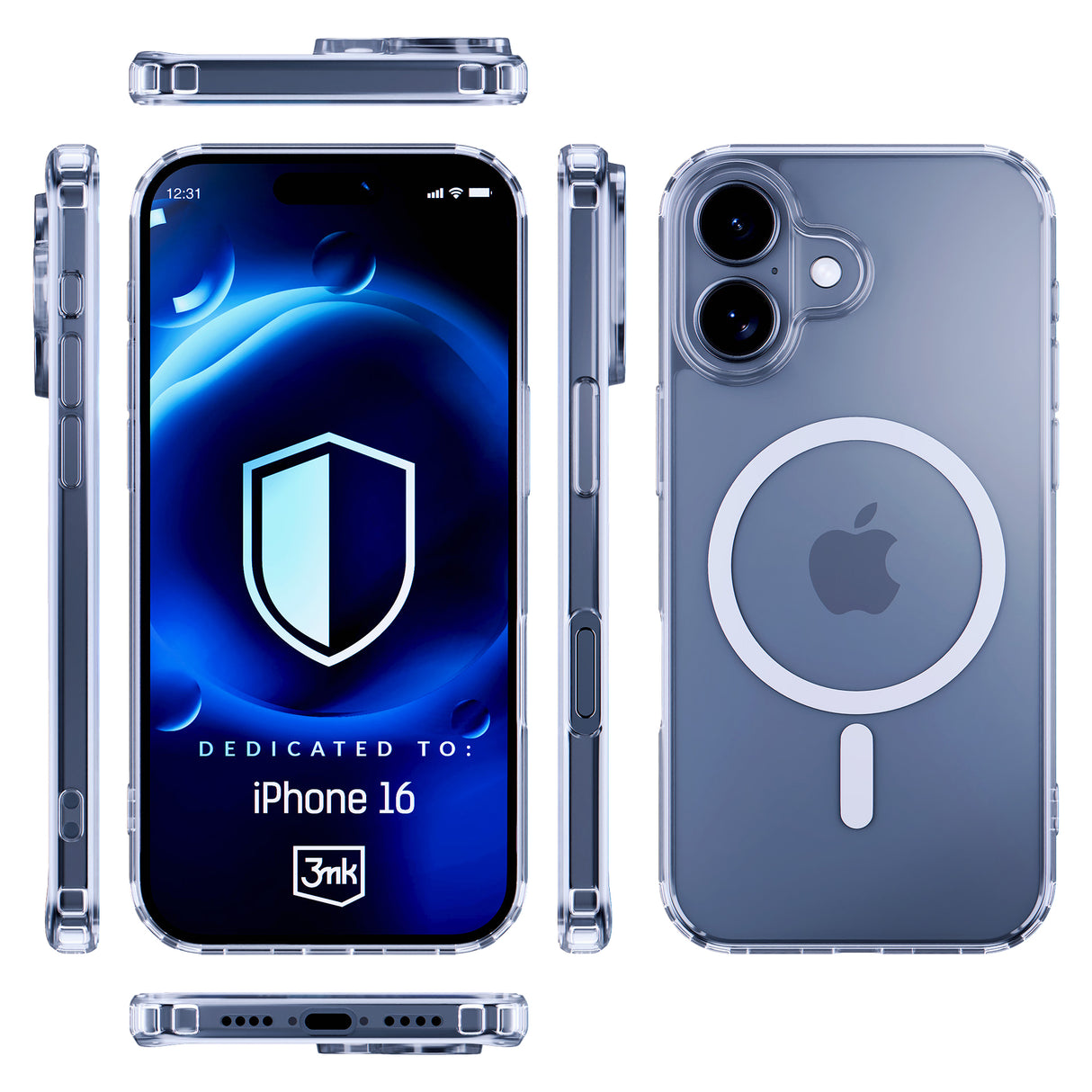 ETUI APPLE IPHONE 16 - 3MK MAGCASE
