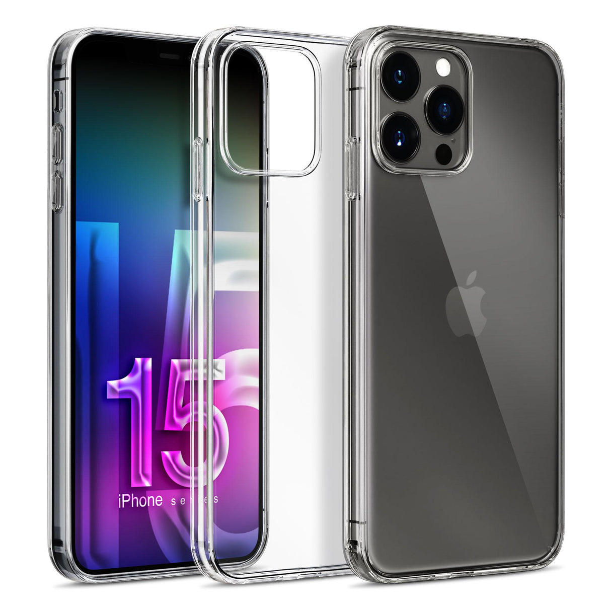 ETUI APPLE IPHONE 15 PRO MAX - 3MK CLEAR CASE