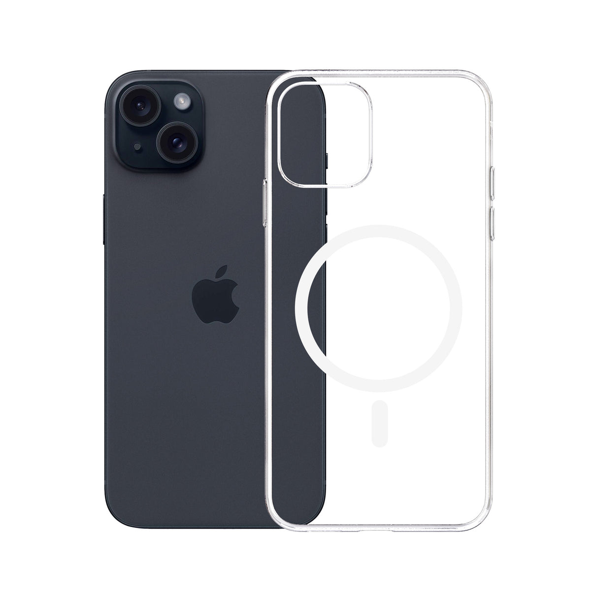 ETUI APPLE IPHONE 15 PLUS - 3MK CLEAR MAGCASE