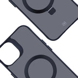 ETUI APPLE IPHONE 13/14 - 3MK SMOKE CASE MAG&STAND