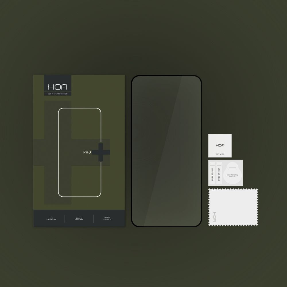 SZKŁO HARTOWANE HOFI GLASS PRO+ GALAXY S23 BLACK CZARNA RAMKA