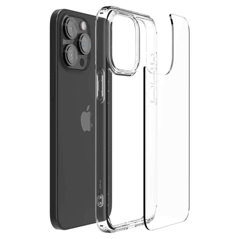 ETUI SPIGEN ULTRA HYBRID IPHONE 15 PRO CRYSTAL CLEAR TRANSPARETNE