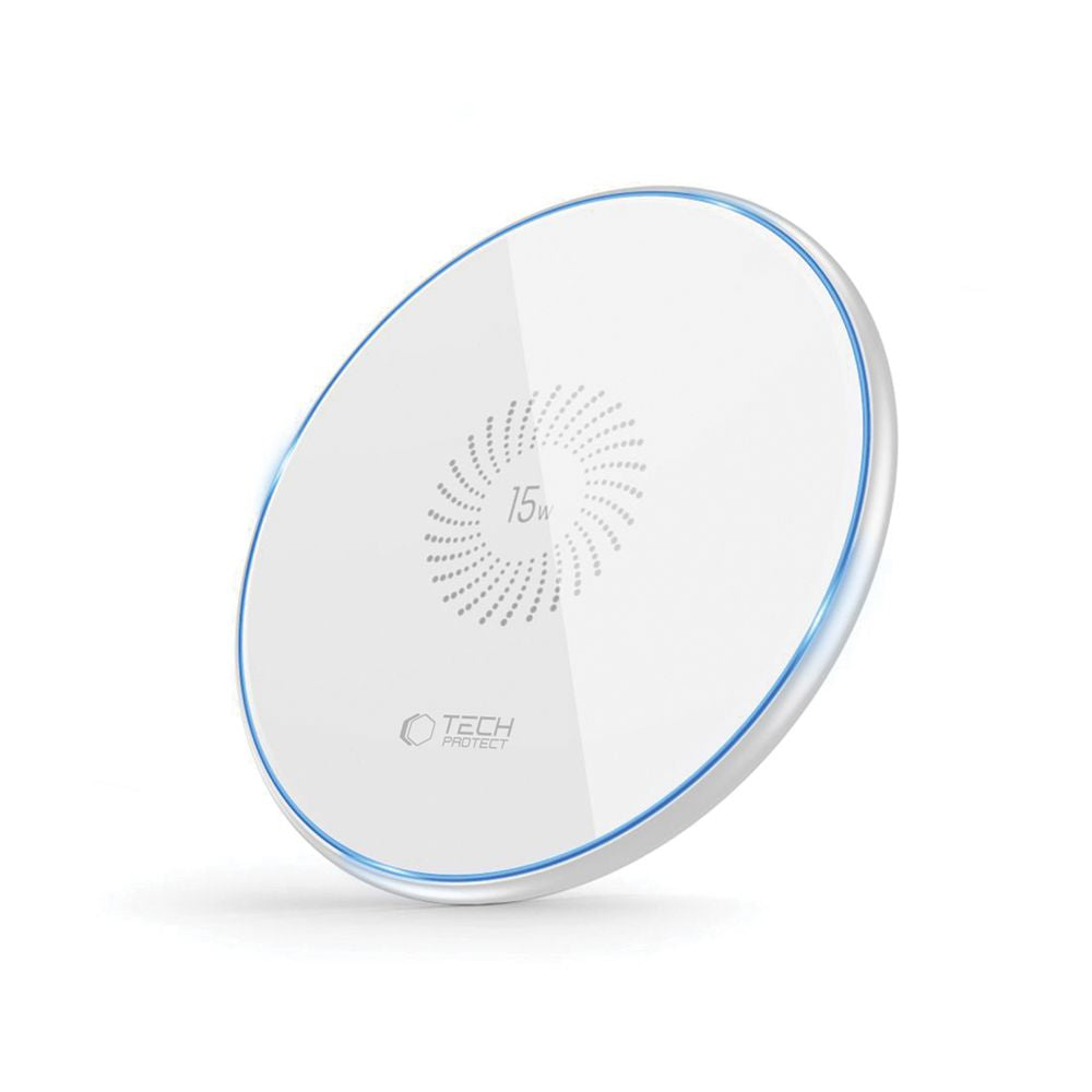 ŁADOWARKA INDUKCYJNA TECH-PROTECT QI15W-C1 WIRELESS CHARGER 15W BIAŁA