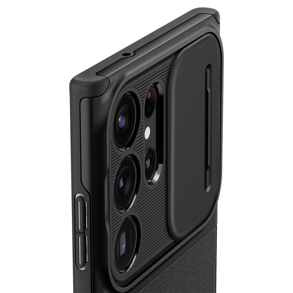 ETUI SPIGEN OPTIK ARMOR SAMSUNG GALAXY S23 ULTRA BLACK CZARNE