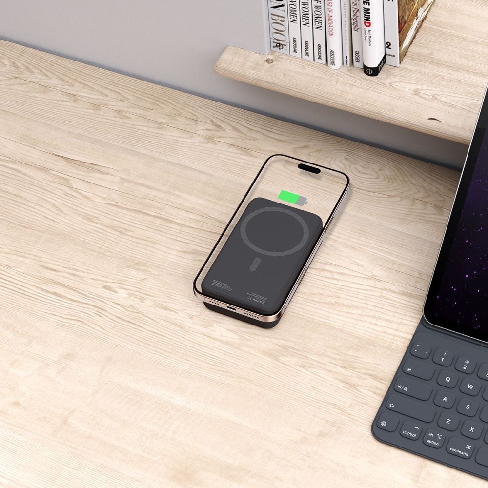 POWERBANK TECH-PROTECT PB12 LIFEMAG MAGSAFE POWER BANK 20000MAH CZARNY