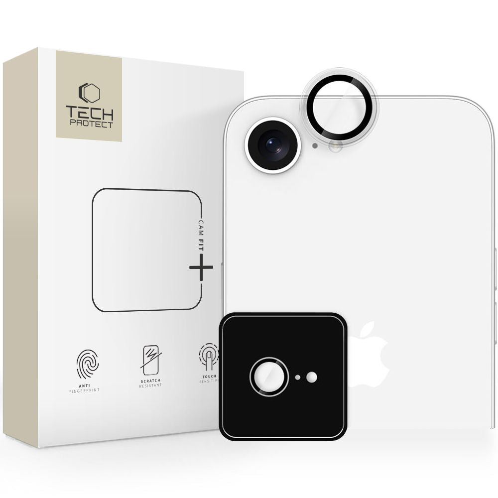 OSŁONA APARATU SZKŁO TECH-PROTECT CAMRING FIT+ IPHONE 16E CLEAR