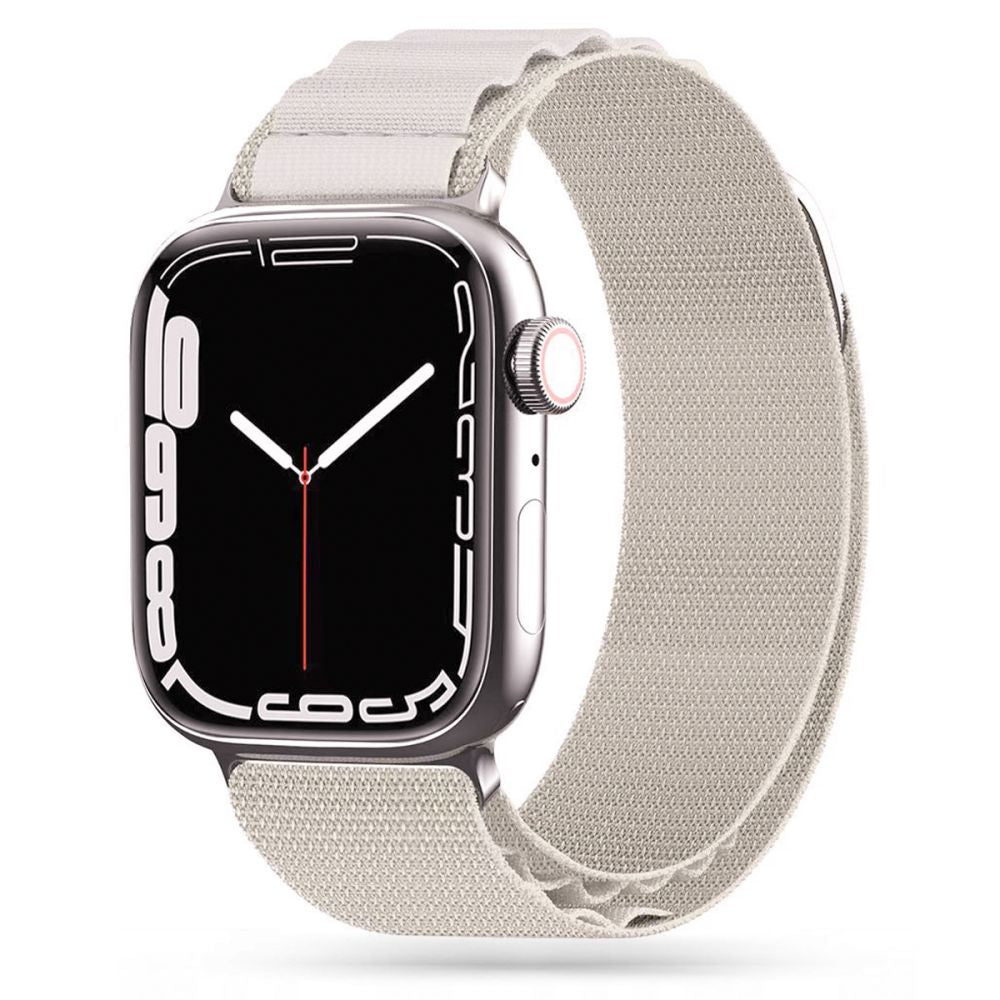 PASEK TECH-PROTECT NYLON PRO APPLE WATCH 6 / 7 / 8 / 9 / 10 / SE / ULTRA 1 / 2 (44 / 45 / 46 / 49 MM) MOUSY SZARY