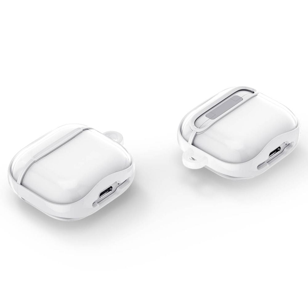 ETUI NA SŁUCHAWKI SPIGEN ULTRA HYBRID APPLE AIRPODS 4 JET WHITE BIAŁE