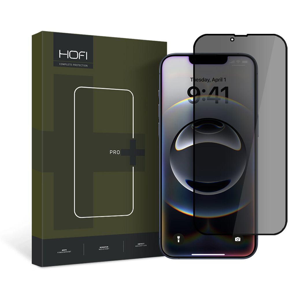 SZKŁO PRYWATYZUJĄCE HOFI ANTI SPY GLASS PRO+ IPHONE 13 / 13 PRO / 14 / 16E PRIVACY