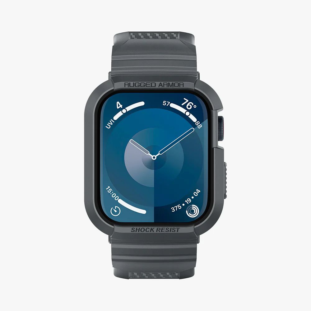 PASEK SPIGEN RUGGED ARMOR ”PRO” APPLE WATCH 4 / 5 / 6 / 7 / 8 / 9 / SE (44 / 45 MM) SZARY