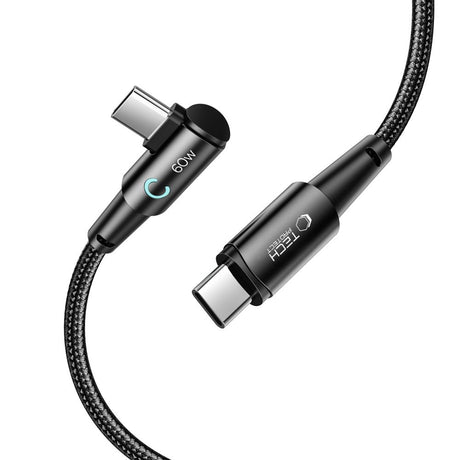 KABEL TECH-PROTECT ULTRABOOST ”L” TYPE-C CABLE 60W/6A 200CM SZARY