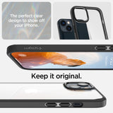 ETUI SPIGEN ULTRA HYBRID IPHONE 14 PLUS / 15 PLUS MATTE BLACK CZARNE