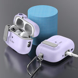 ETUI NA SŁUCHAWKI TECH-PROTECT SLIM HOOK APPLE AIRPODS PRO 1 / 2 FIOLETOWE