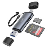 CZYTNIK KART SD I MICRO SD TECH-PROTECT SZARY