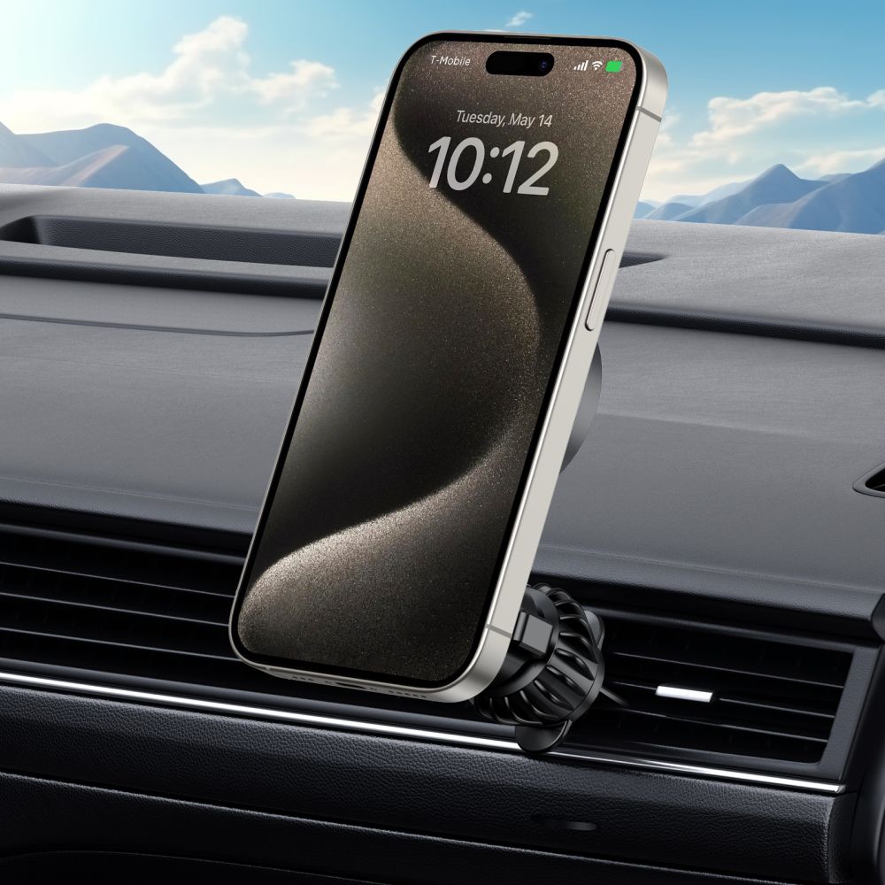 UCHWYT DO KRATKI TECH-PROTECT N55 MAGNETIC MAGSAFE VENT CAR MOUNT CZARNY