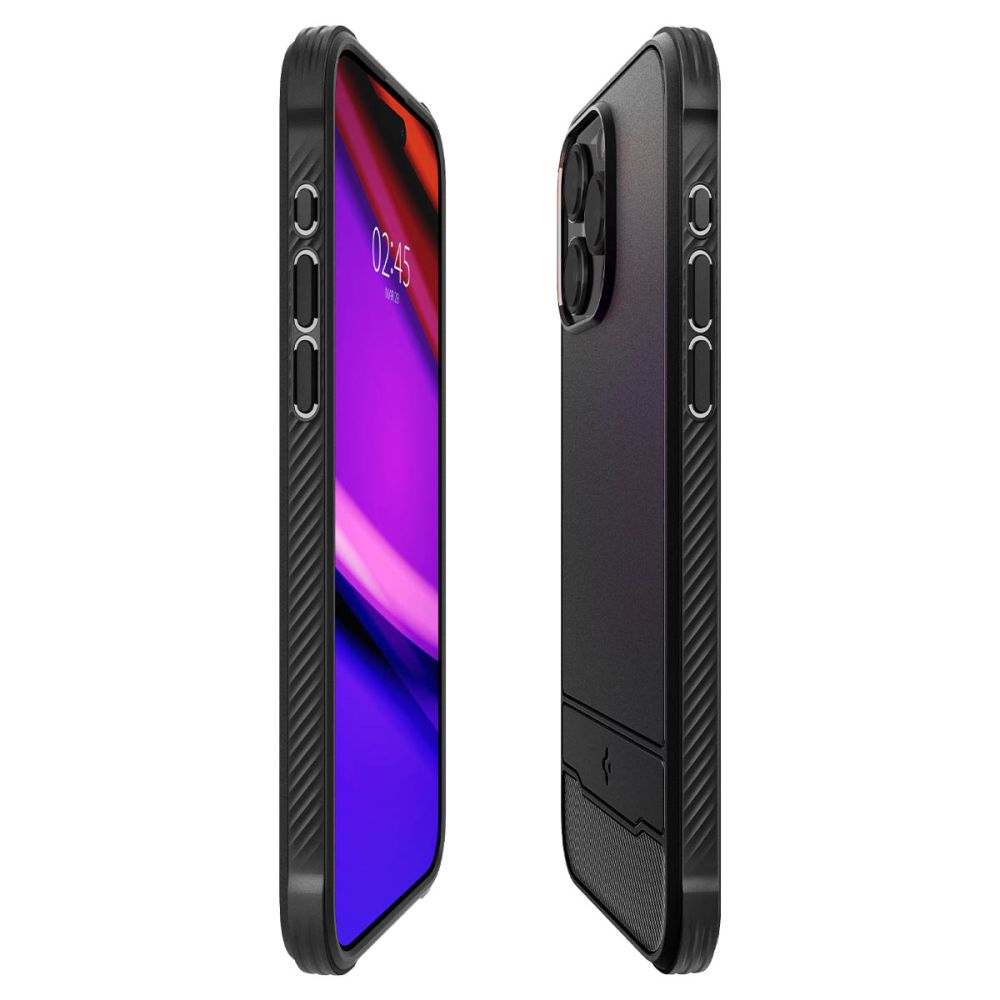 ETUI SPIGEN RUGGED ARMOR MAG MAGSAFE IPHONE 15 PRO MAX CZARNE