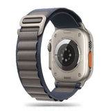 PASEK TECH-PROTECT NYLON PRO APPLE WATCH 6 / 7 / 8 / 9 / 10 / SE / ULTRA 1 / 2 (44 / 45 / 46 / 49 MM) NAVY / GREY NIEBIESKO SZARY