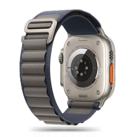 PASEK TECH-PROTECT NYLON PRO APPLE WATCH 6 / 7 / 8 / 9 / 10 / SE / ULTRA 1 / 2 (44 / 45 / 46 / 49 MM) NAVY / GREY NIEBIESKO SZARY