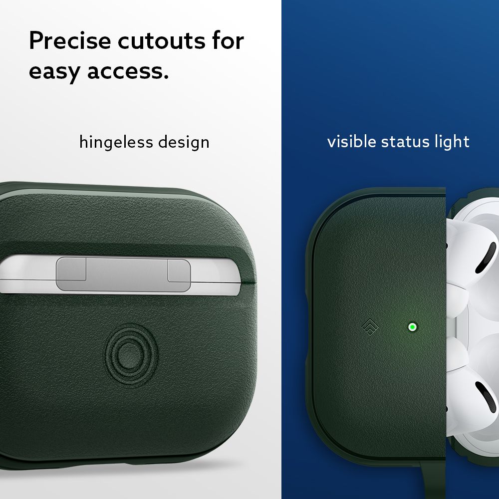 ETUI NA SŁUCHAWKI CASEOLOGY VAULT APPLE AIRPODS PRO 1 / 2 ZIELONE