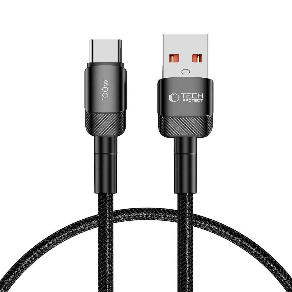 KABEL TECH-PROTECT ULTRABOOST EVO TYPE-C CABLE 100W/5A 25CM CZARNY