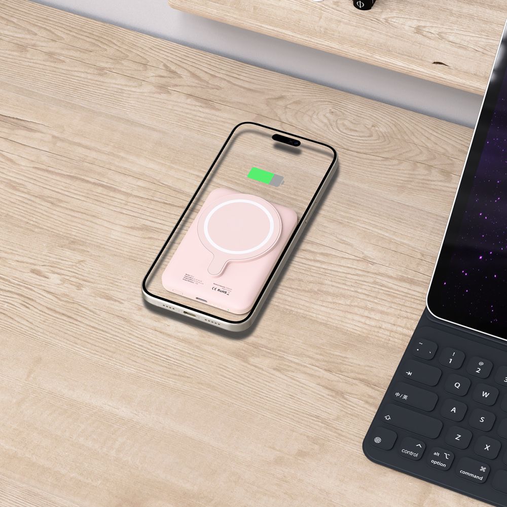 POWERBANK TECH-PROTECT PB10 LIFEMAG MAGSAFE POWER BANK 5000MAH RÓŻOWY