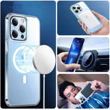 ETUI TECH-PROTECT FLEXAIR HYBRID MAGSAFE SAMSUNG GALAXY S23 TRANSPARENTNY