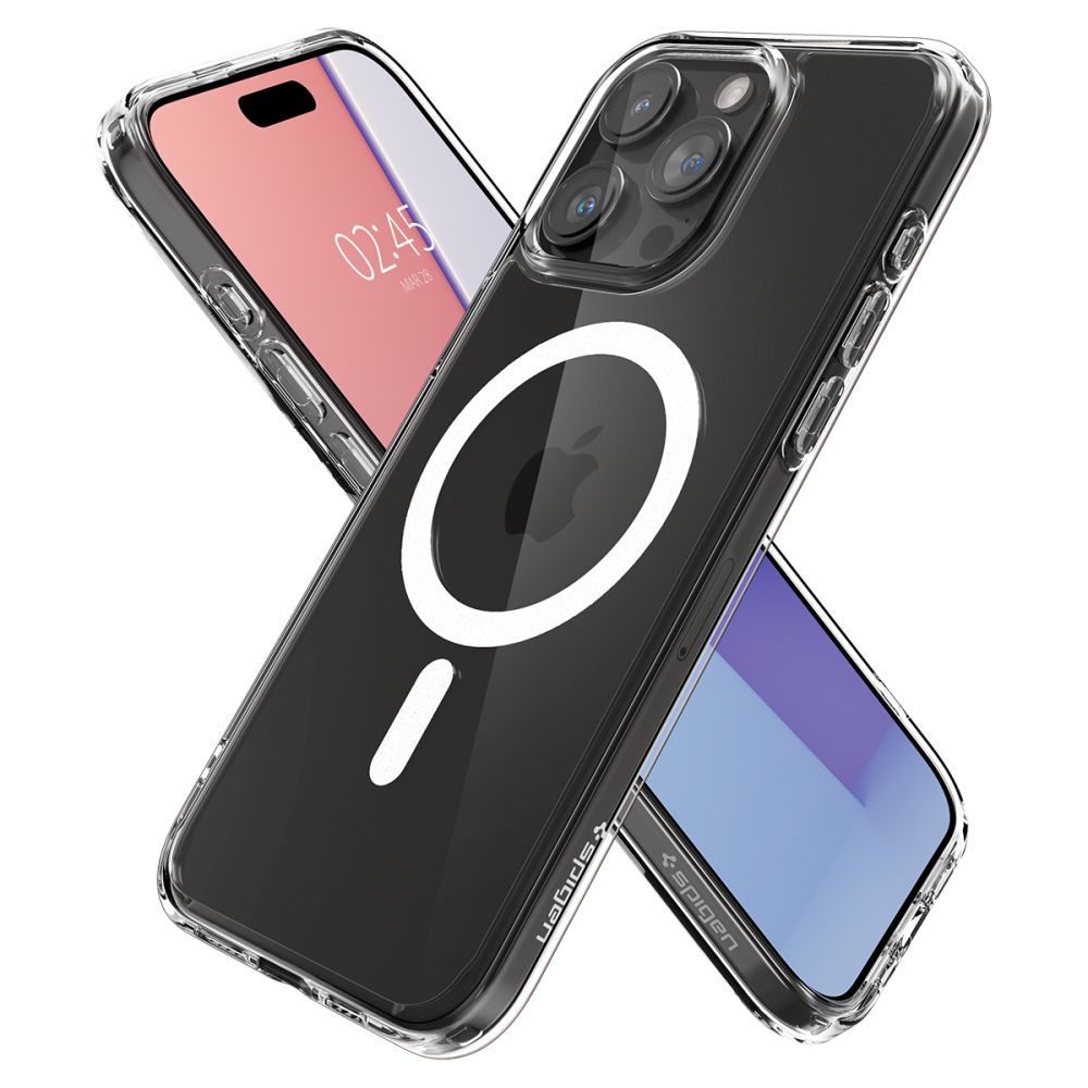 ETUI SPIGEN ULTRA HYBRID MAG MAGSAFE IPHONE 15 PRO MAX BIAŁE