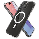 ETUI SPIGEN ULTRA HYBRID MAG MAGSAFE IPHONE 15 PRO MAX BIAŁE