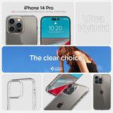 ETUI SPIGEN ULTRA HYBRID IPHONE 14 PRO TRANSPARENTNE