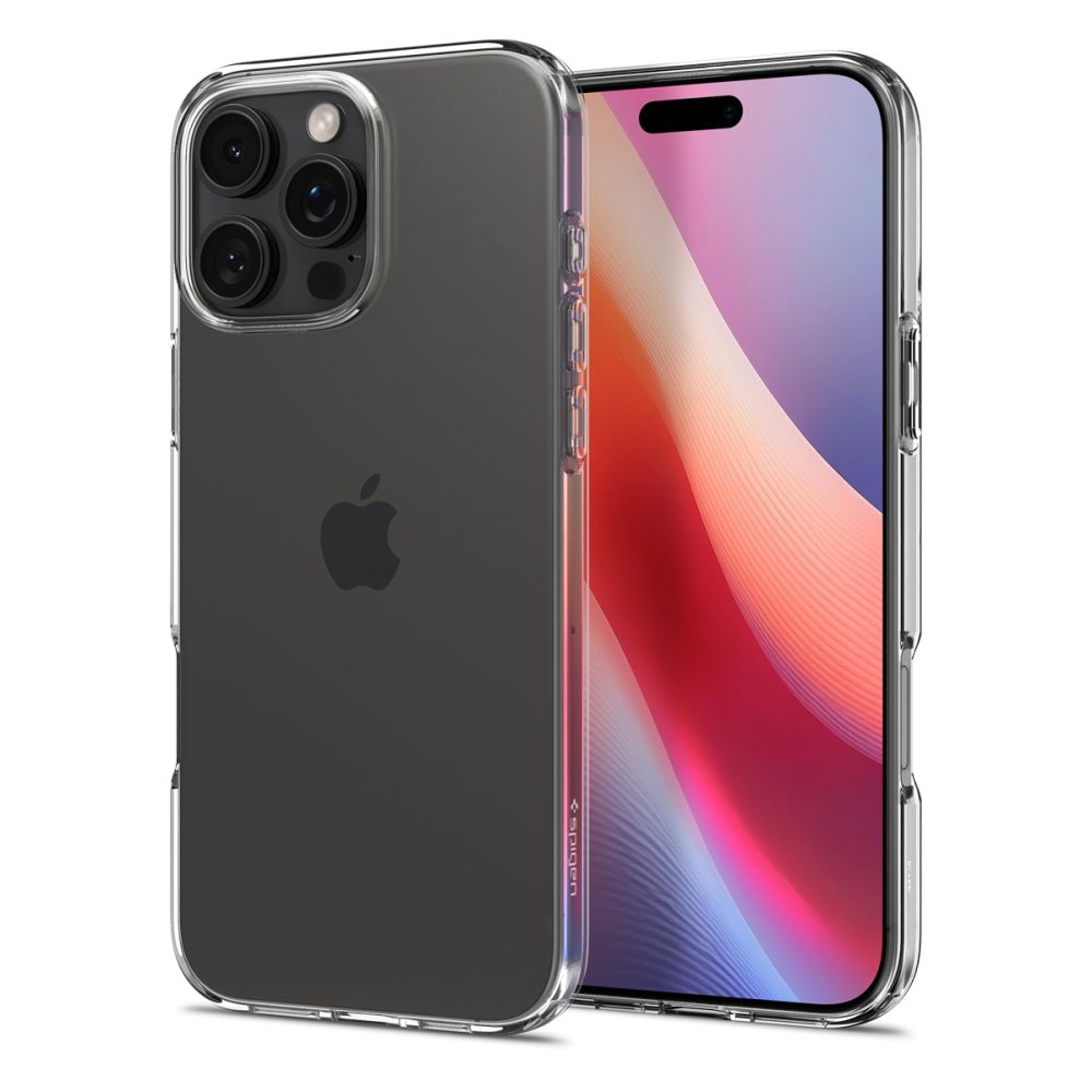 ETUI SPIGEN LIQUID CRYSTAL IPHONE 16 PRO CRYSTAL CLEAR TRANSPARETNE