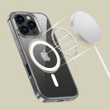 ETUI TECH-PROTECT FLEXAIR HYBRID MAGSAFE IPHONE 16 PRO CLEAR TRANSPARETNE