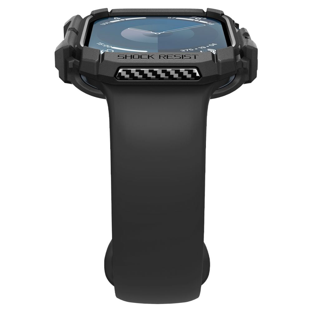 PASEK NAKŁADKA SPIGEN RUGGED ARMOR APPLE WATCH 10 (42 MM) CZARNY