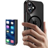 ETUI TECH-PROTECT MAGHYBRID MAGSAFE IPHONE 16 CZARNO CZERWONE