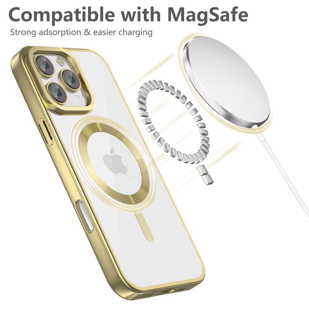 ETUI TECH-PROTECT MAGFLEX MAGSAFE IPHONE 16 PRO ZŁOTE