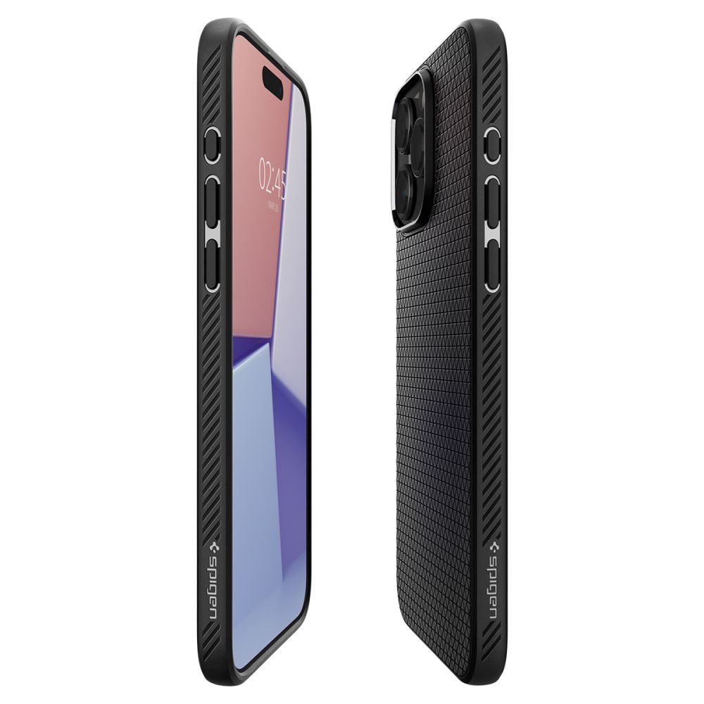 ETUI SPIGEN LIQUID AIR IPHONE 15 PRO MAX MATTE BLACK CZARNE