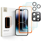 ZESTAW SZKIEŁ HARTOWANYCH TECH-PROTECT SUPREME SET 3-PACK IPHONE 16 PRO MAX CLEAR