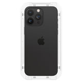SZKŁO HARTOWANE SPIGEN GLAS.TR ”EZ FIT” FC 2-PACK IPHONE 15 PRO BLACK CZARNA RAMKA