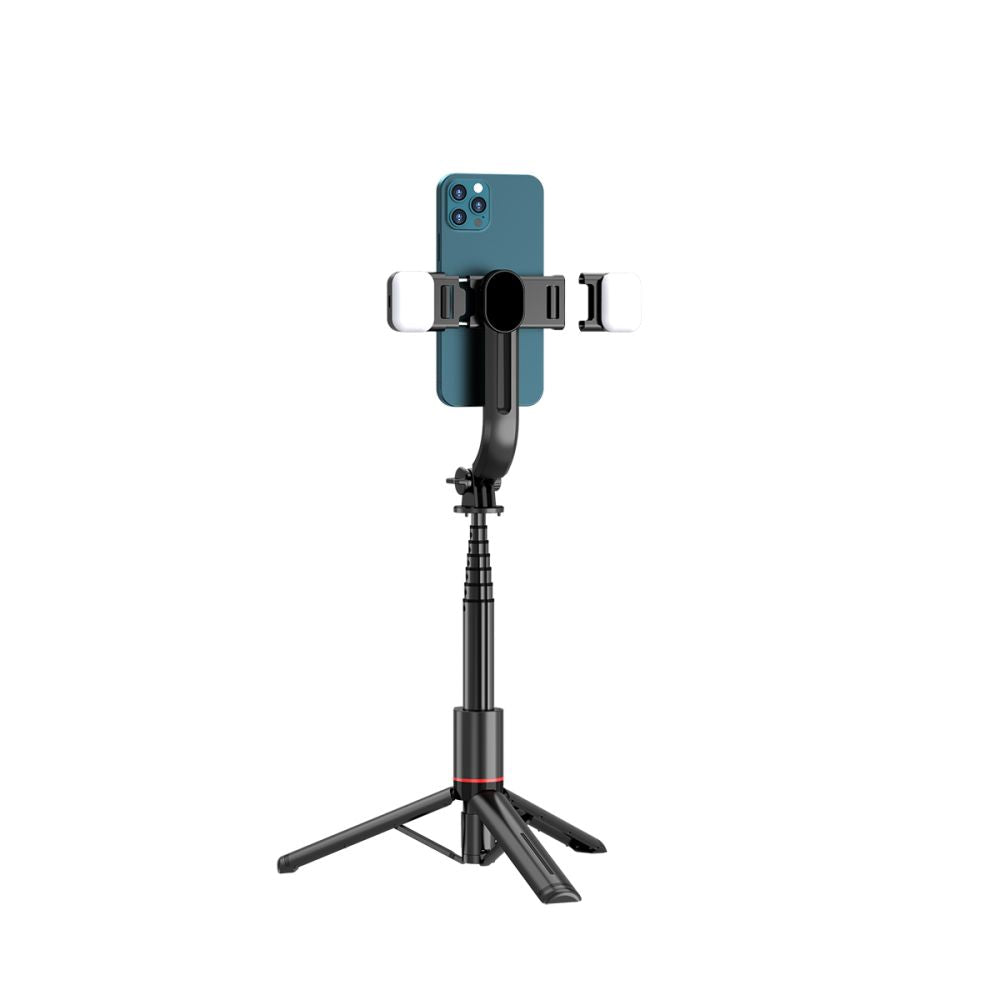 TECH-PROTECT L05S BLUETOOTH SELFIE STICK TRIPOD & LED LIGHT CZARNY