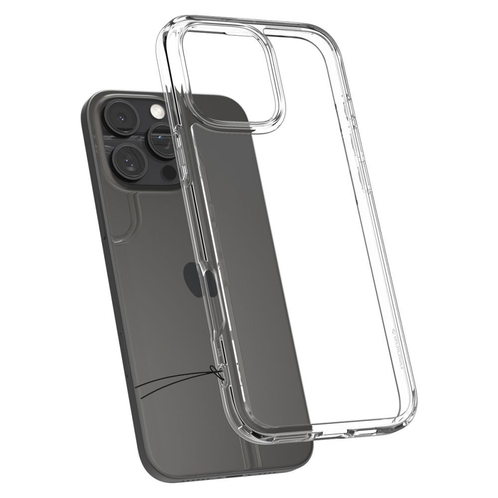 ETUI SPIGEN ULTRA HYBRID IPHONE 16 PRO CRYSTAL CLEAR TRANSPARETNE