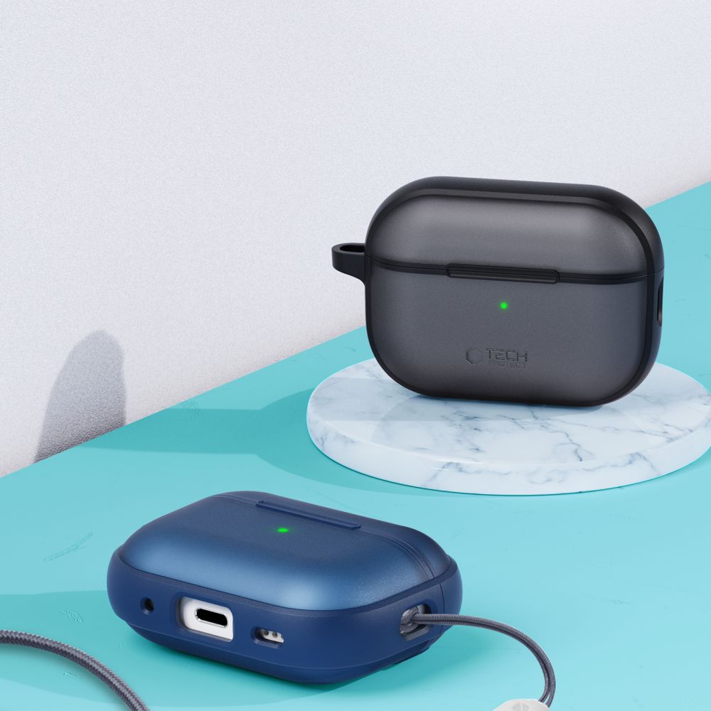 ETUI NA SŁUCHAWKI TECH-PROTECT MAGMAT APPLE AIRPODS PRO 1 / 2 SZARE