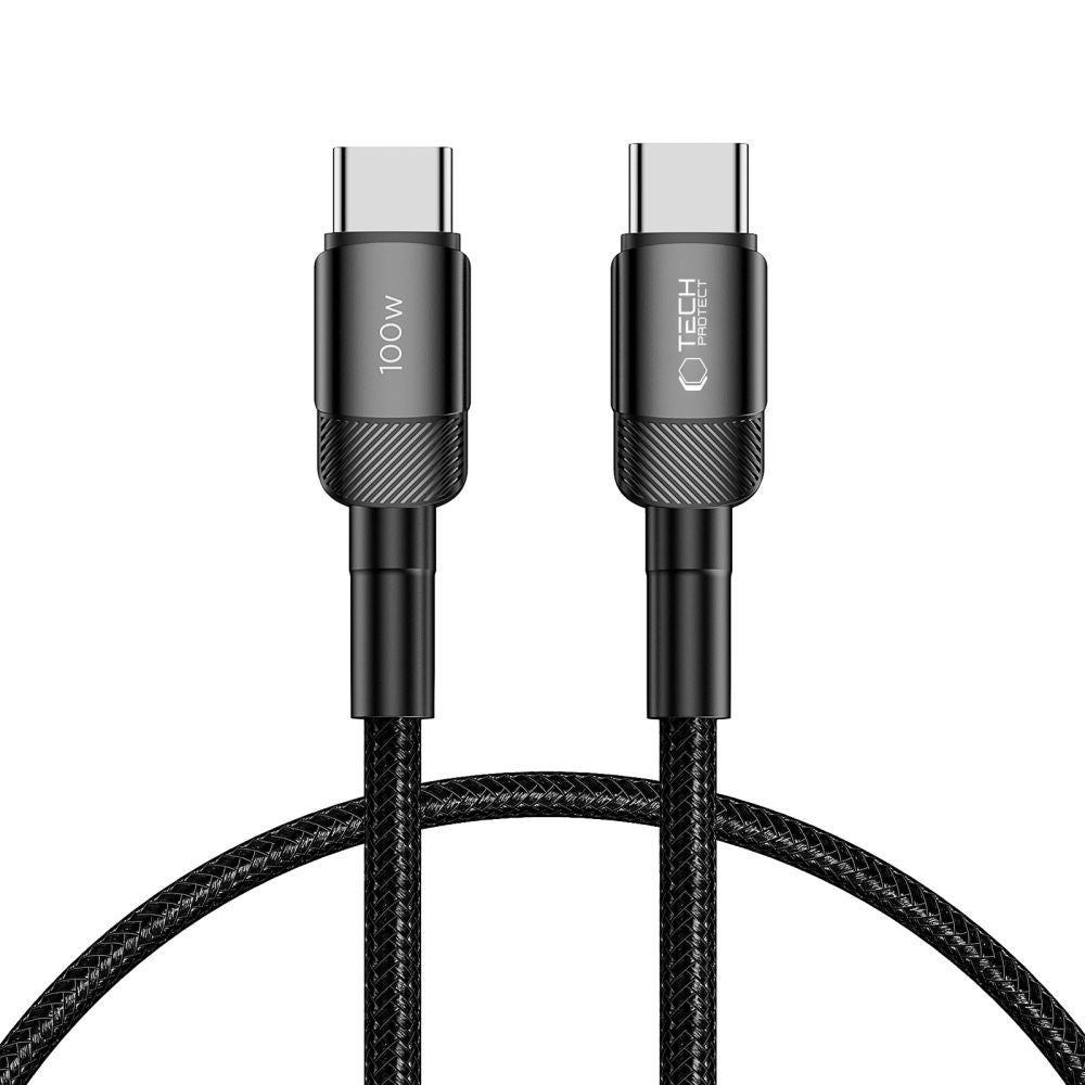 KABEL TECH-PROTECT ULTRABOOST EVO TYPE-C CABLE PD100W/5A 50CM CZARNY