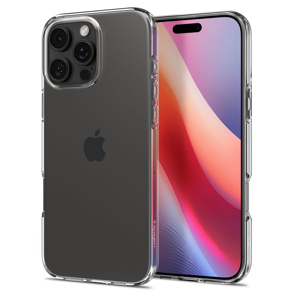 ETUI SPIGEN LIQUID CRYSTAL IPHONE 16 PRO MAX CRYSTAL CLEAR TRANSPARETNE
